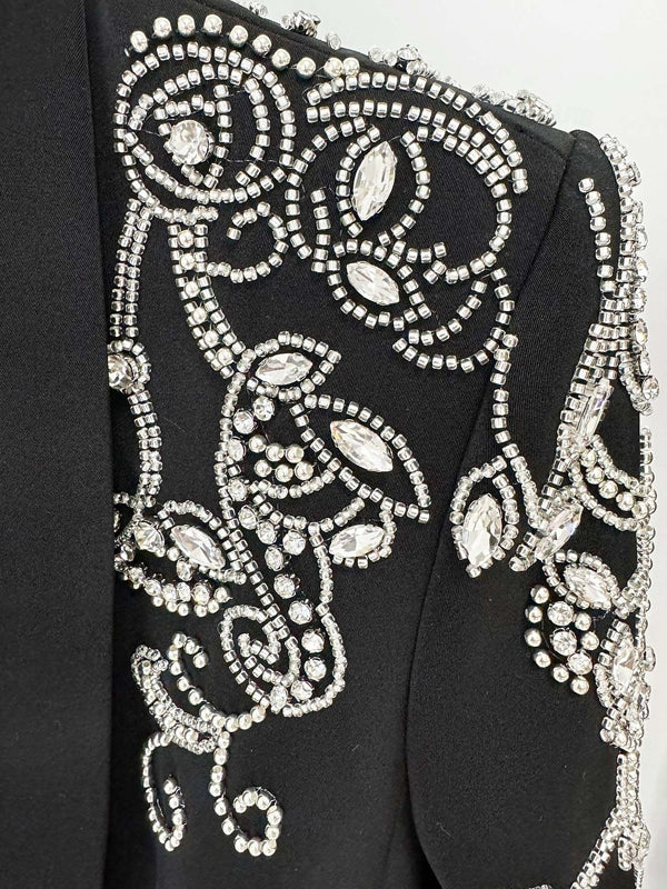 Crystal Lace Applique Elegant Skirt Dress Sets