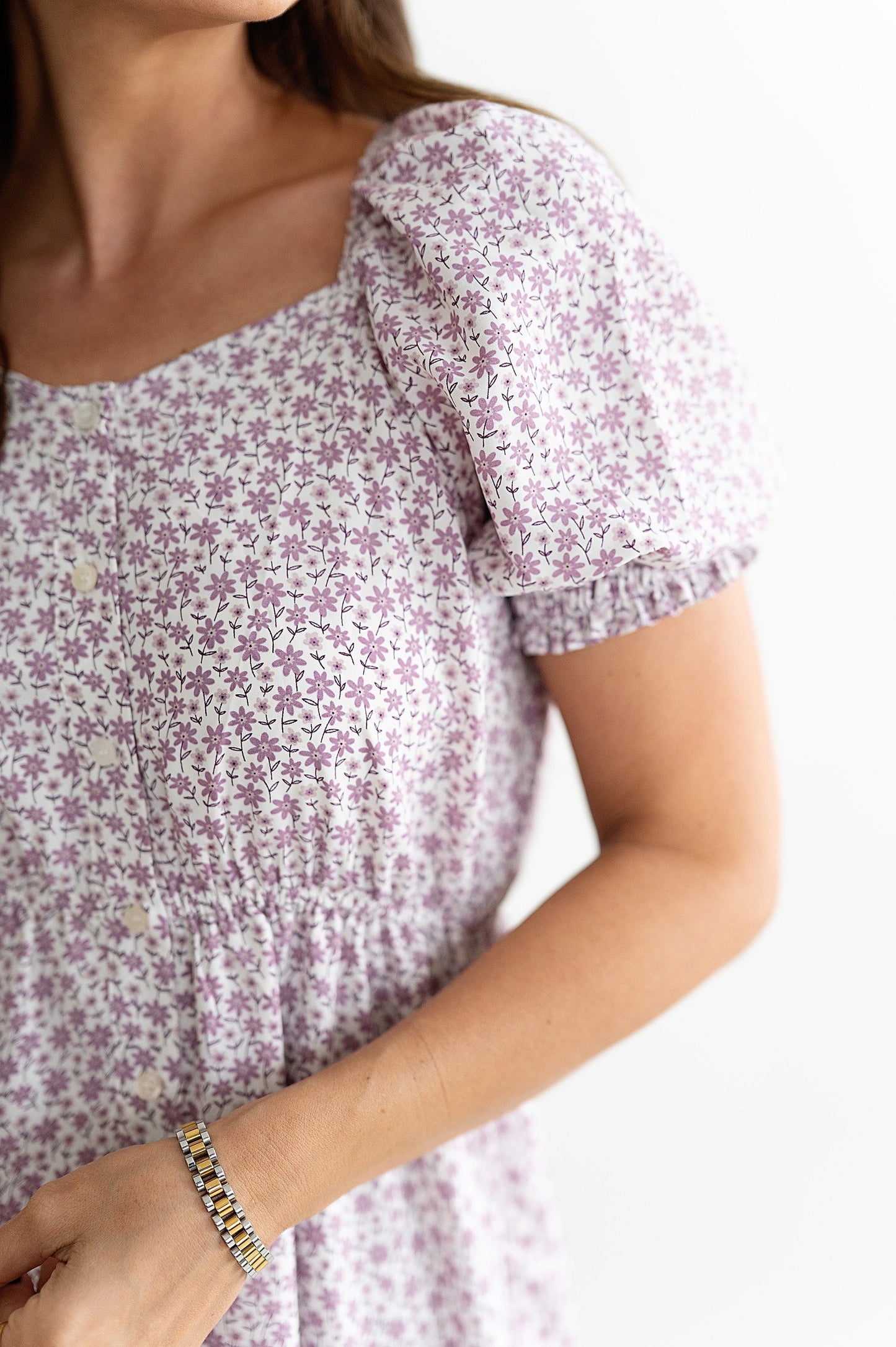 loveedsTM-Lavender Haze Floral Dress