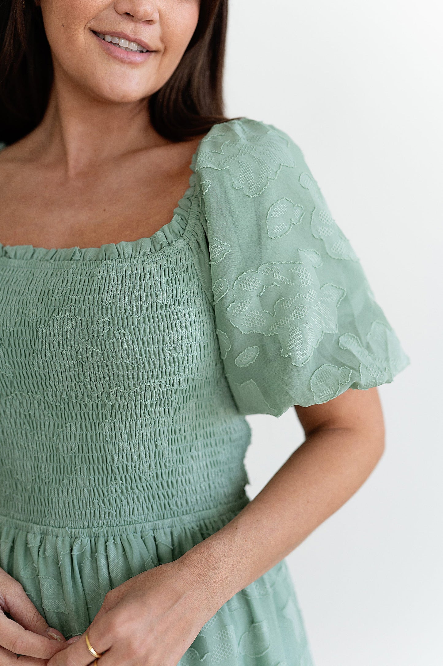 loveedsTM-Evangeline Dress in Dusty Sage