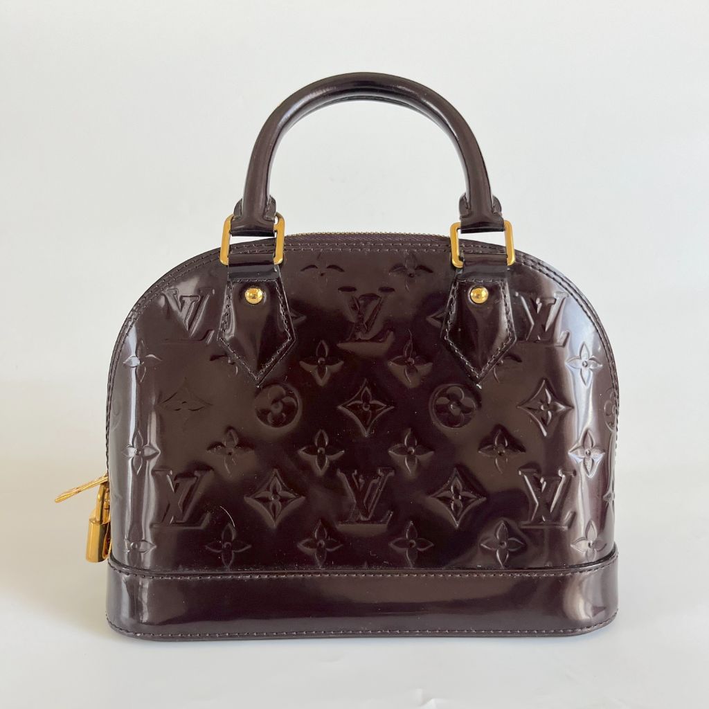 Louis Vuitton Burgundy Monogram Vernis Alma BB bag