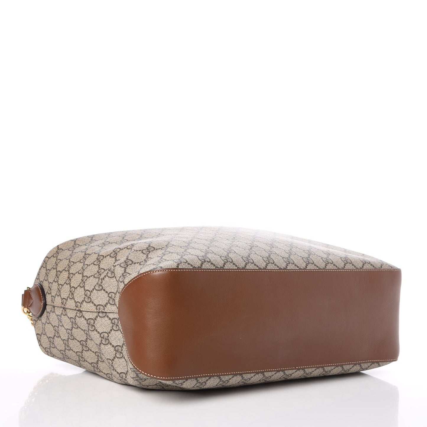 Gucci  GG Supreme Monogram Large Linea A Hobo Light Brown