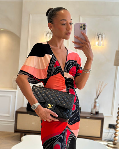 *FIRE PRICE* Chanel Black Jumbo Caviar Classic Double Flap Bag with Gold Hardware