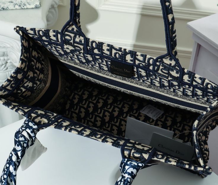 Dior Canvas Book Tote 41.5cm