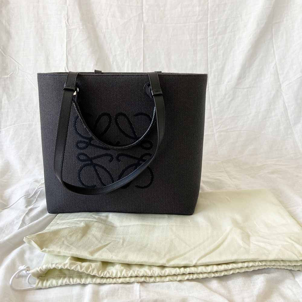 Loewe Anagram jacquard canvas tote bag