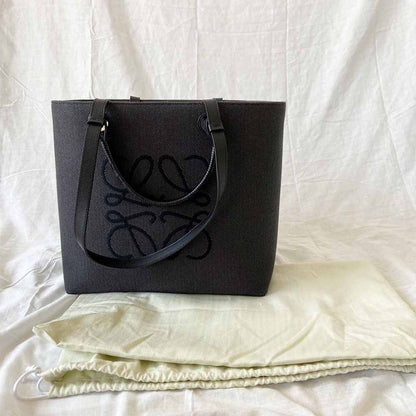 Loewe Anagram jacquard canvas tote bag