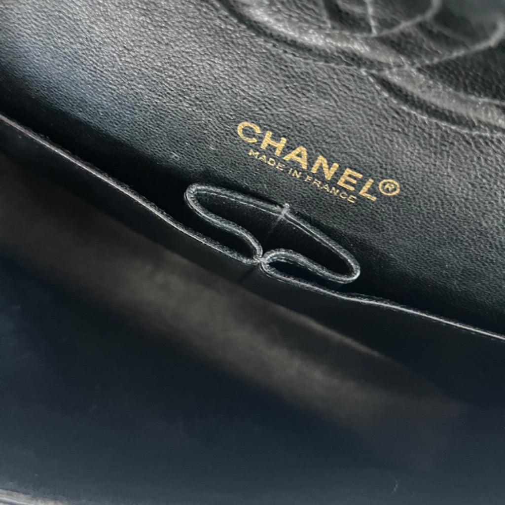 Chanel Coco Classic Double Flap Bag Quilted Canvas Medium