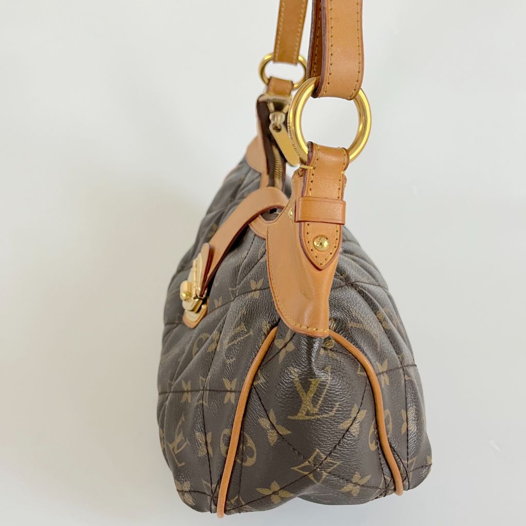 Louis Vuitton brown monogram quilted shoulder bag