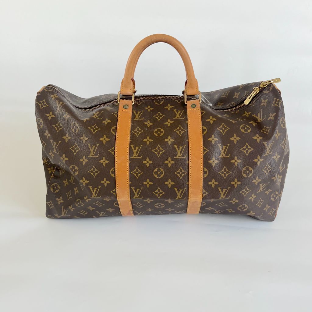 Louis Vuitton Monogram Keepall 50 Travel Bag