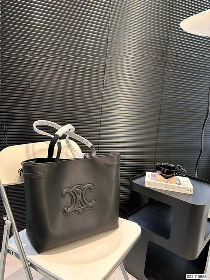 Celine Fashion Classic Tote Bag Black 33x30cm