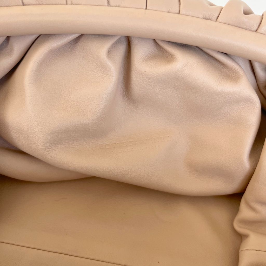 Bottega Veneta Tan Leather The Pouch Clutch