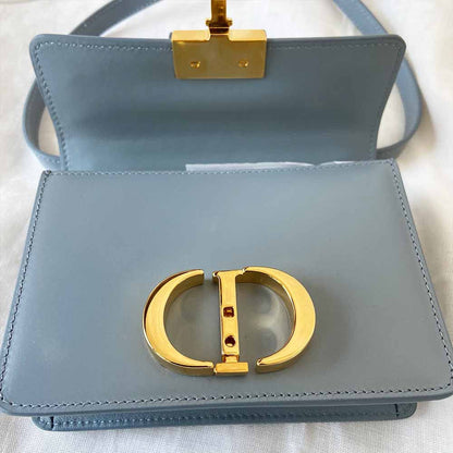 Dior micro 30 Montaigne blue crossbody bag