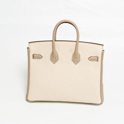 Hermès Birkin 25 HSS in Nata/Gris Tourterelle GHW