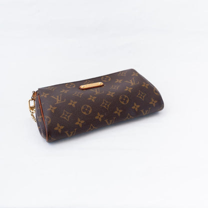 Louis Vuitton Brown Coated Canvas Eva Shoulder Bag