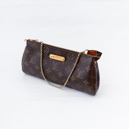 Louis Vuitton Brown Coated Canvas Eva Shoulder Bag
