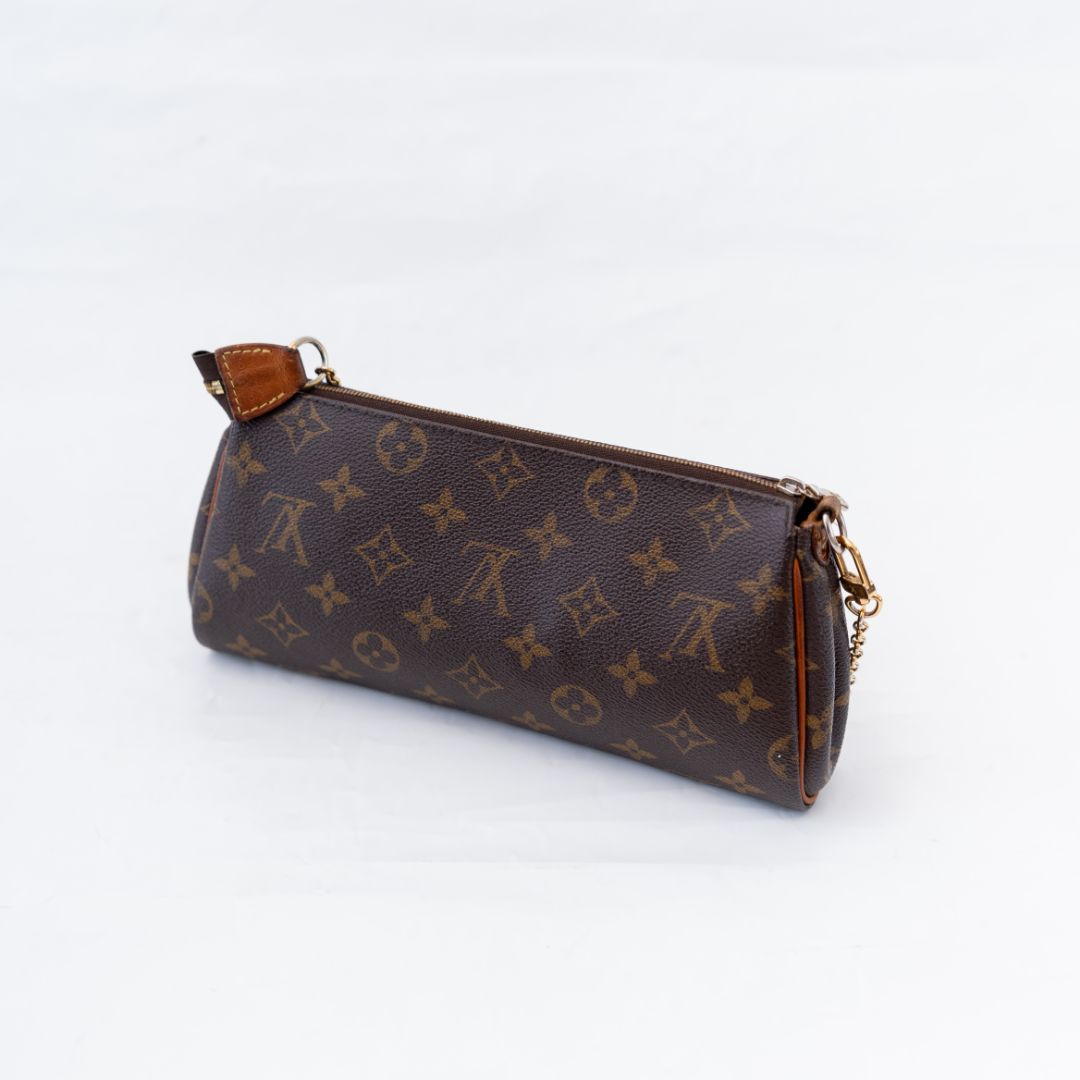 Louis Vuitton Brown Coated Canvas Eva Shoulder Bag