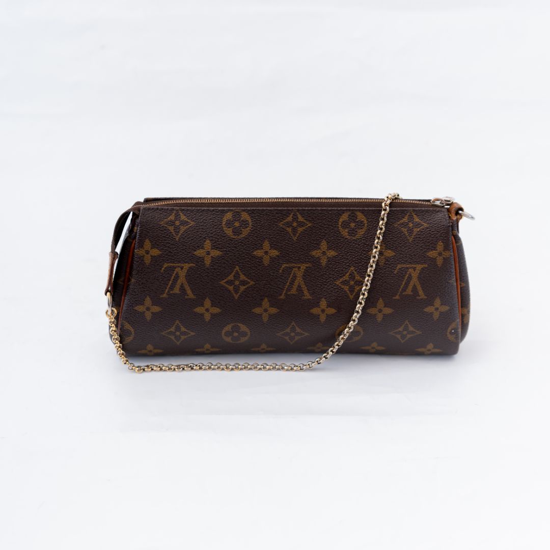Louis Vuitton Brown Coated Canvas Eva Shoulder Bag