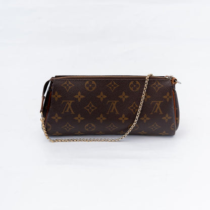 Louis Vuitton Brown Coated Canvas Eva Shoulder Bag