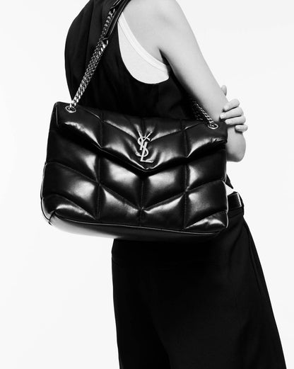 Saint Laurent PUFFER MEDIUM BAG IN QUILTED NAPPA LEATHER