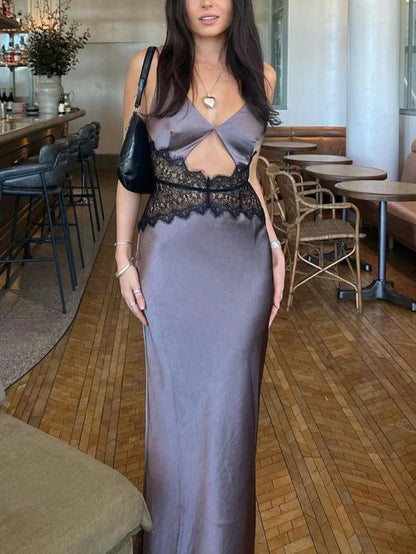 Ivory White Sexy Hollow Lace Long Elegant prom dress Evening Dress Party Dress gh3293