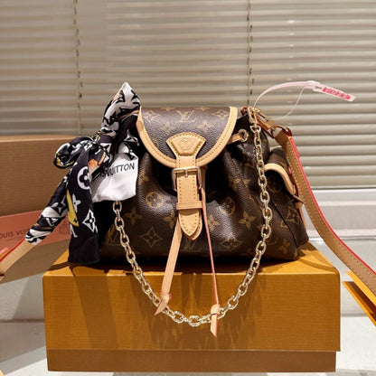 LV ODYSSEY BAG MONOGRAM BROWN 27CM M25085