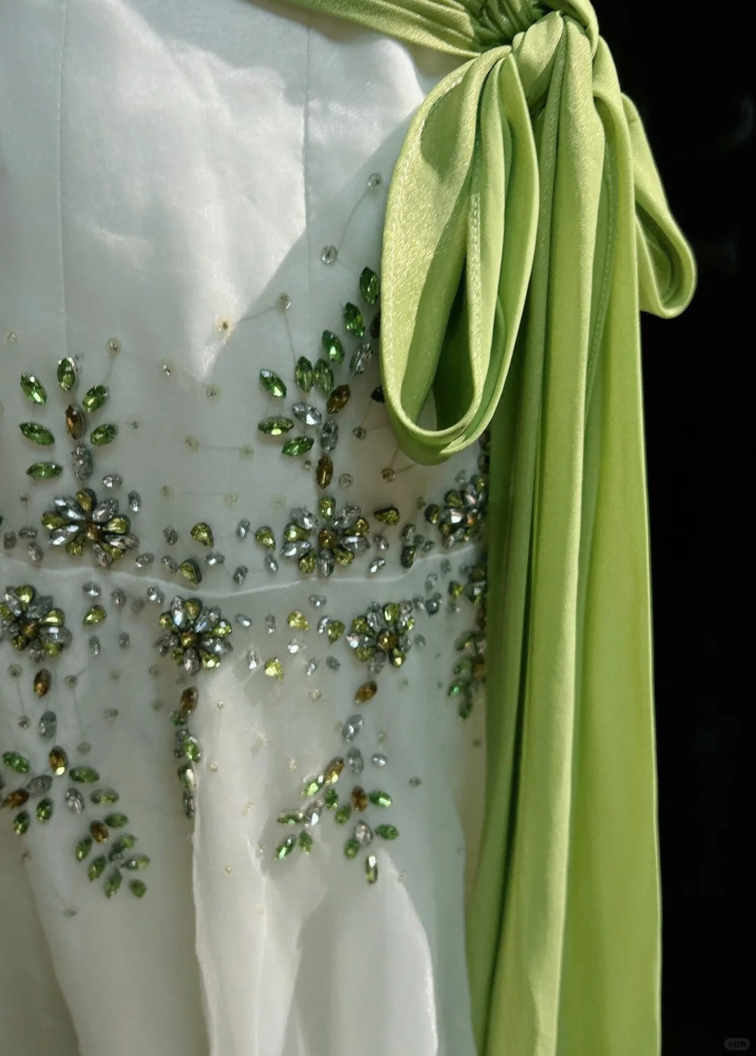 Light Green Spring Summer New Style Retro Fashion Elegant Exquisite Rhinestone Beads Floral Short Tulle Homecoming Dress Birthday Party Dress Prom Dress Evening Dress Prom Dress gh3861