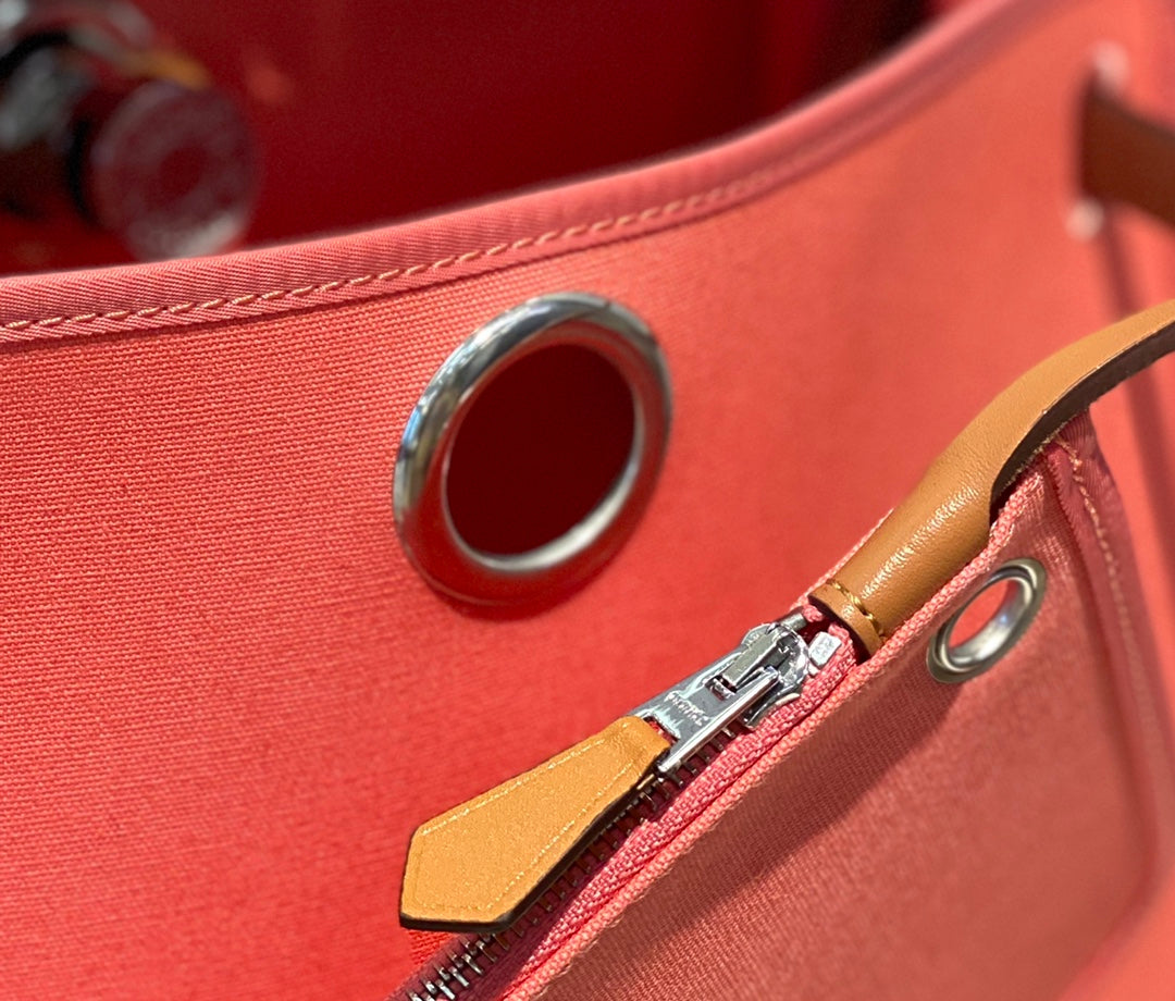 H HERBAG ZIP 31 BAG PALLADIUM HARDWARE PINK 31CM