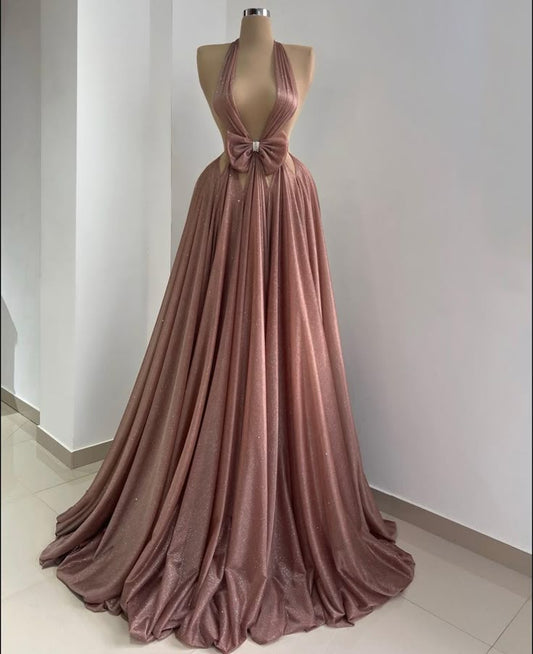 preppydressess-Dark pink fashion sexy long satin prom dress evening dress gh5020