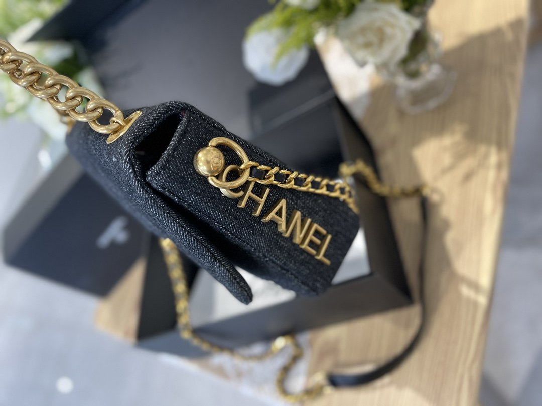 Chanel 19 Denim Flap Bag