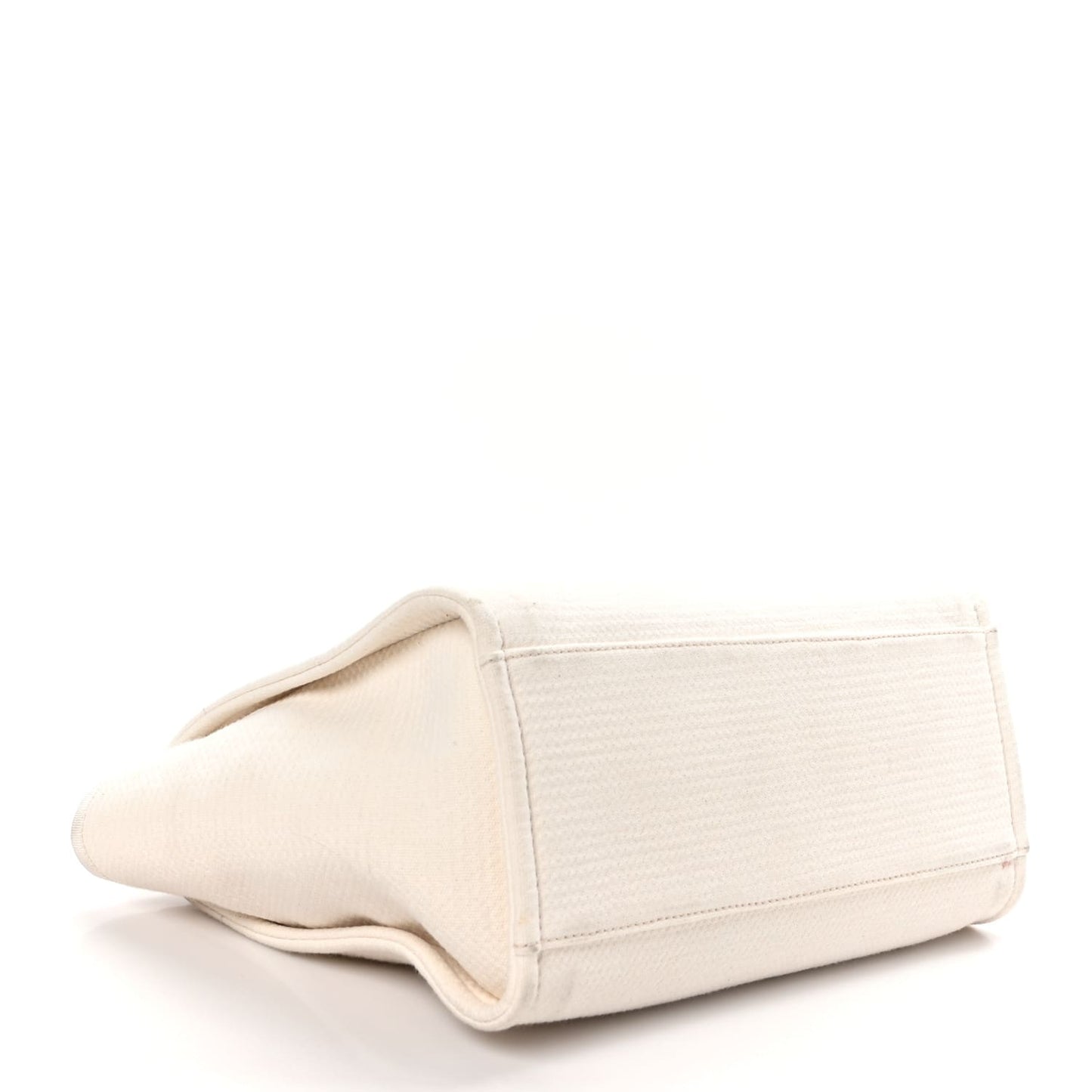 Chanel Mixed Fibers Small Deauville Tote White