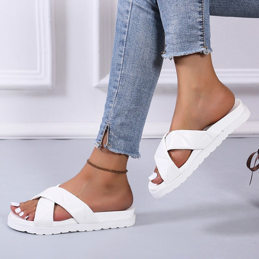 Platform Crossover Women's Sandals