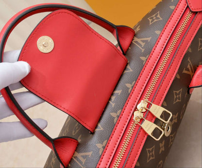 Louis Vuitton Monogram Canvas Flandrin Red Bag