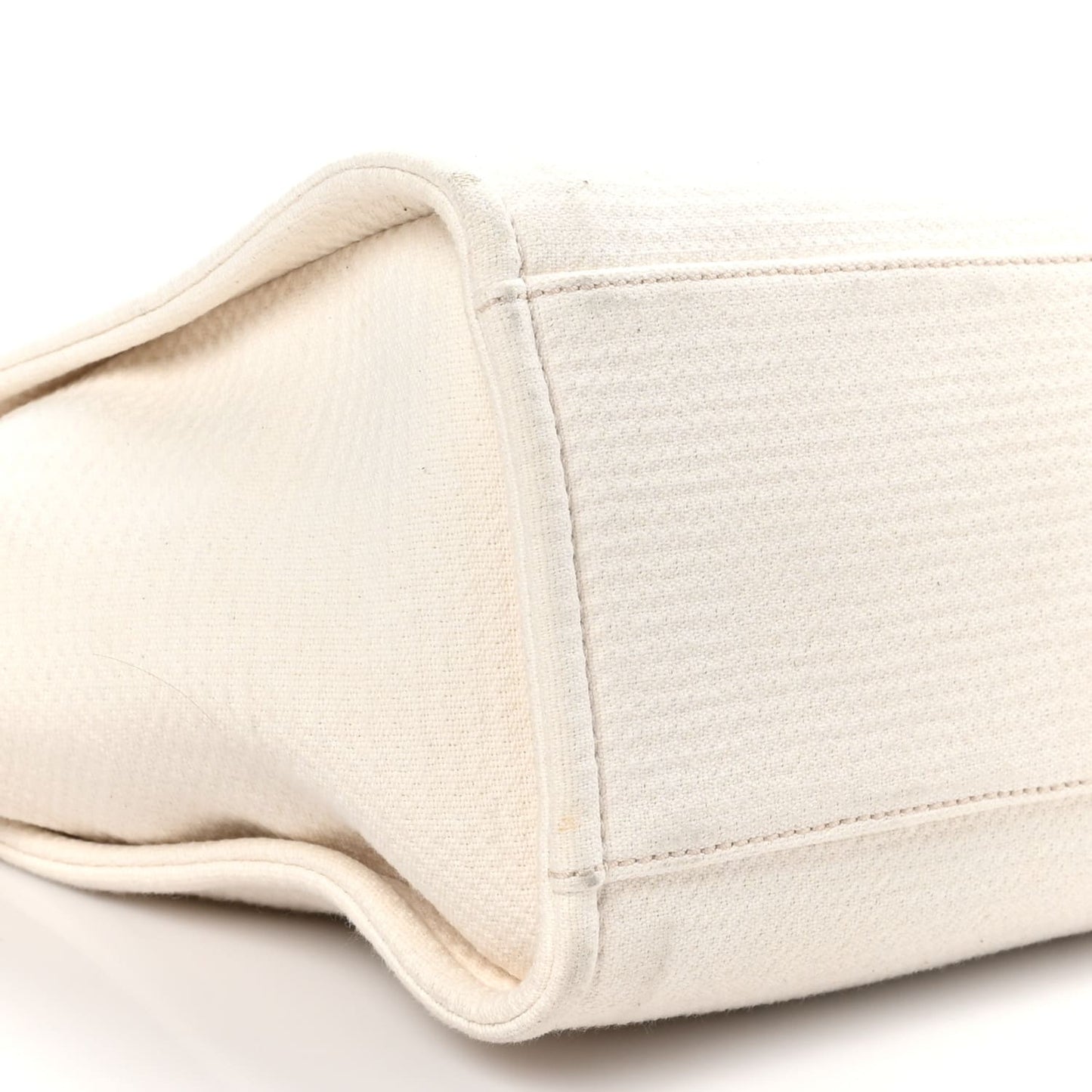 Chanel Mixed Fibers Small Deauville Tote White