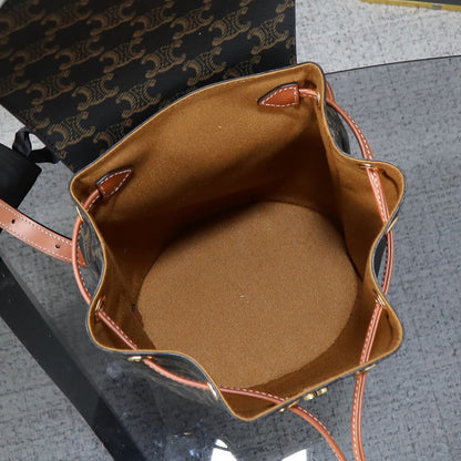 BACKPACK CELINE BONNIE IN Triomphe Canvas and calfskin