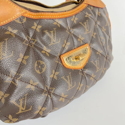 Louis Vuitton brown monogram quilted shoulder bag