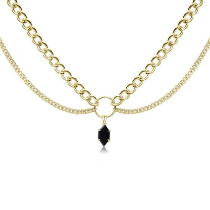 Fashion Multilayer Opal Necklace