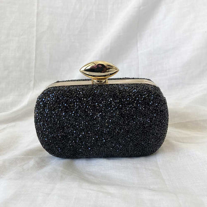 Diane von Furstenberg Crystal Evil Eye Clutch