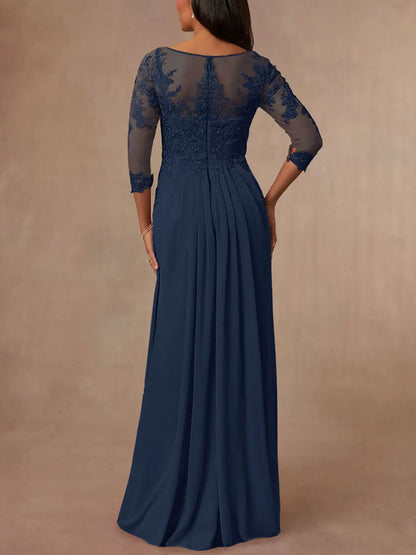 Lace and Chiffon Women's Dress