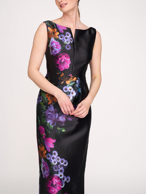 Sleeveless Printed Maxi Dress