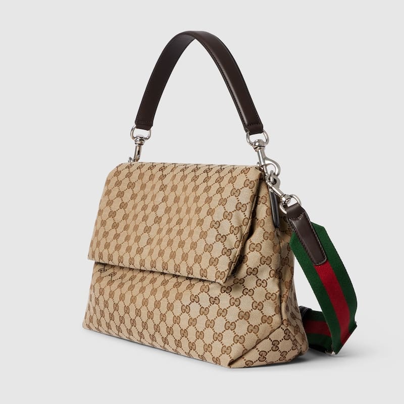 GUCCI  Medium GG crossbody bag with Web