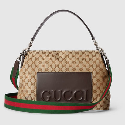GUCCI  Medium GG crossbody bag with Web