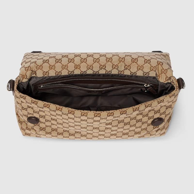 GUCCI  Medium GG crossbody bag with Web