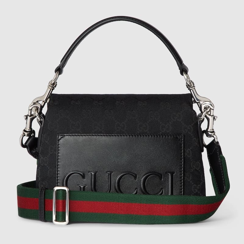 GUCCI  Small GG crossbody bag with Web