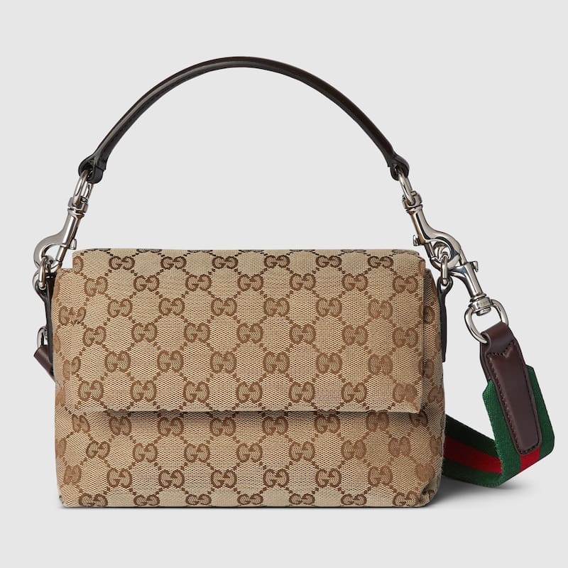 GUCCI  Small GG crossbody bag with Web