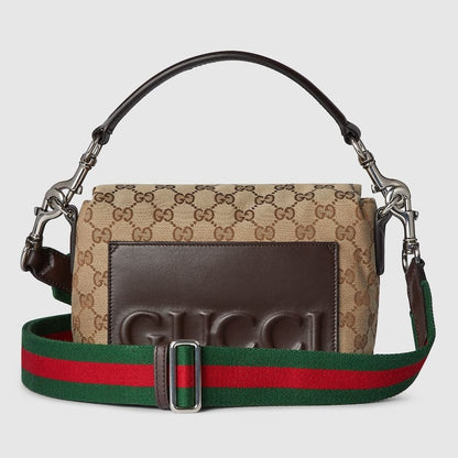 GUCCI  Small GG crossbody bag with Web