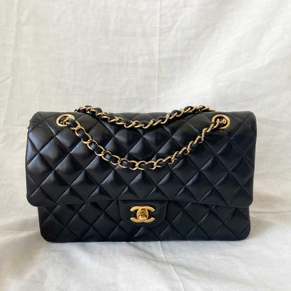 Chanel Medium Lambskin Double Flap Bag