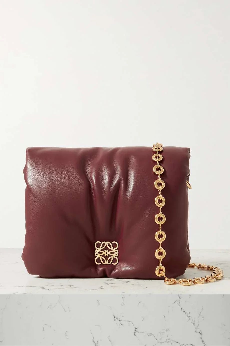 LOEWE Puffer Goya padded leather down shoulder bag