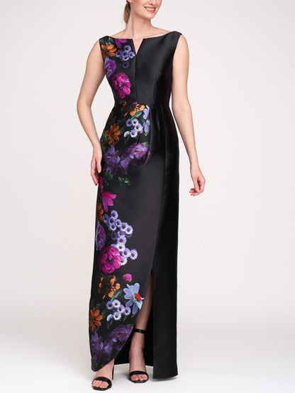 Sleeveless Printed Maxi Dress