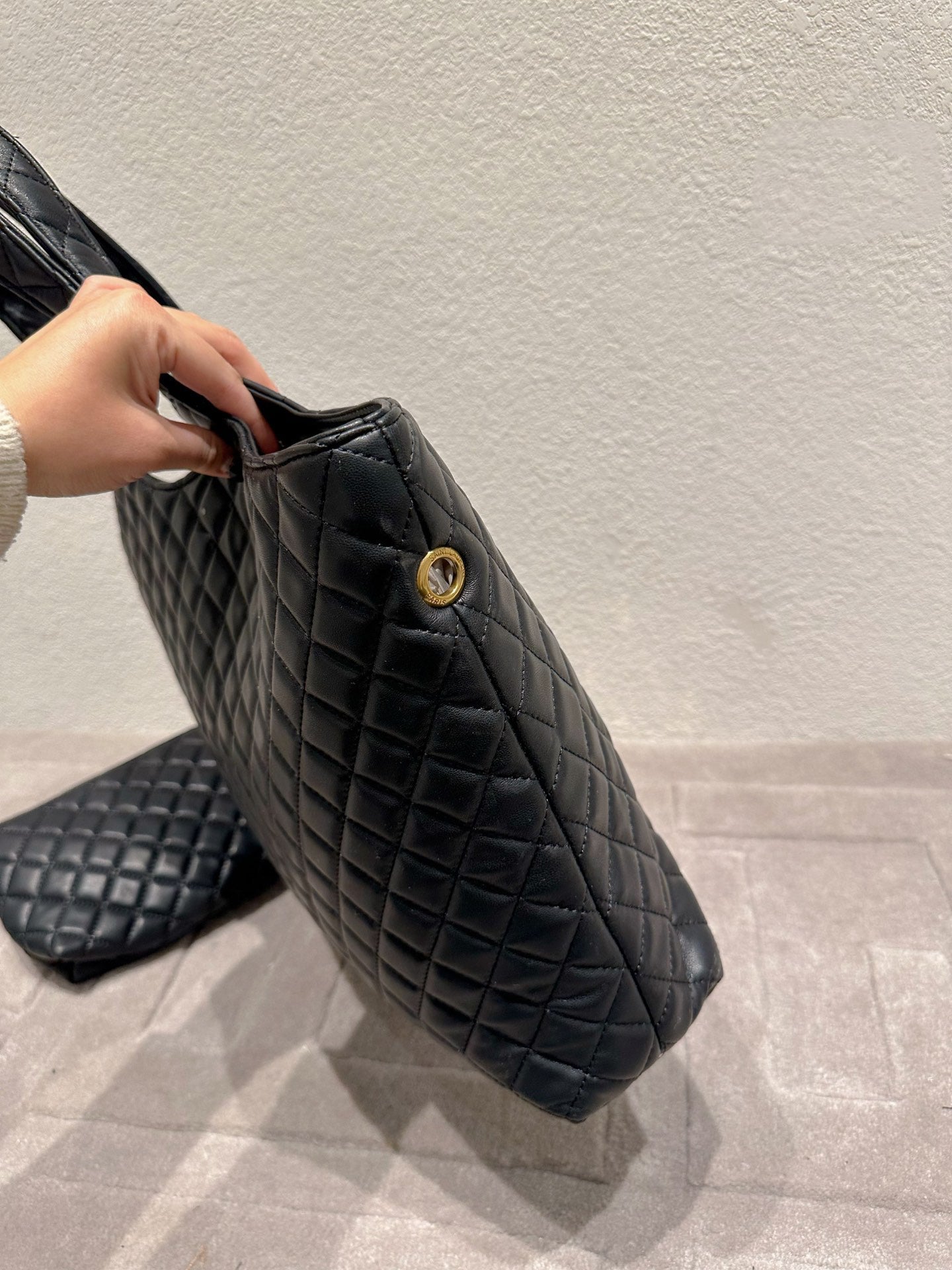Women Saint Laurent Icare Maxi Shopping Bag In Quilted