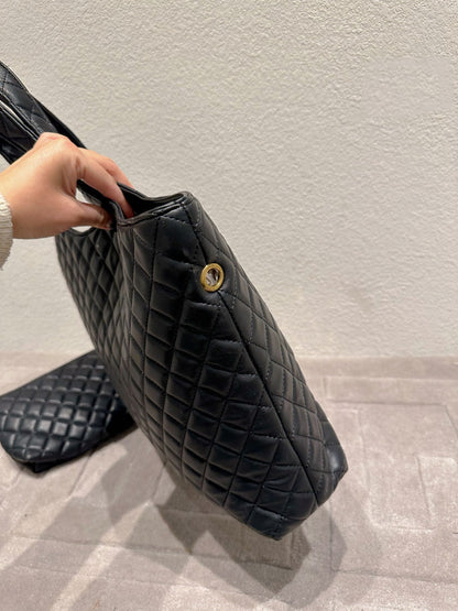 Women Saint Laurent Icare Maxi Shopping Bag In Quilted