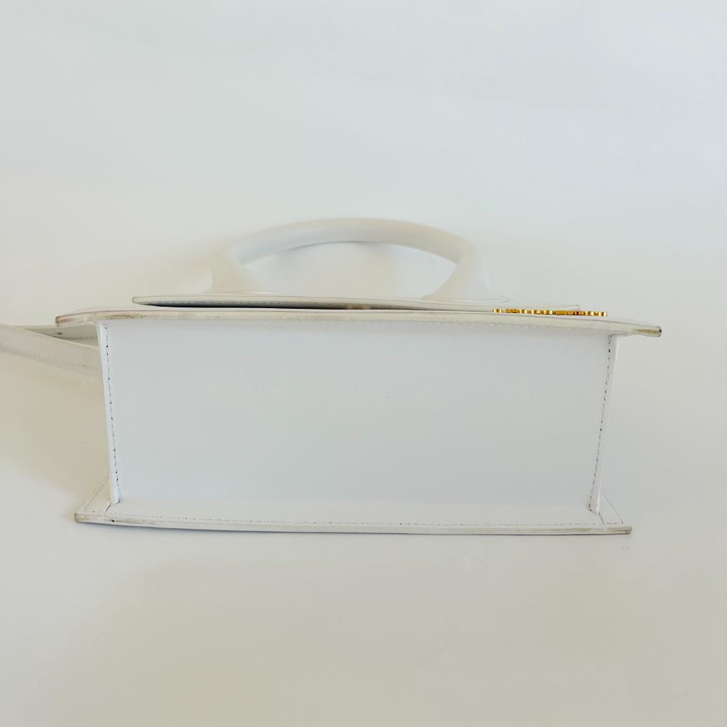 Jacquemus Le Grand Chiquito white leather bag